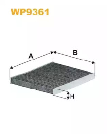 WIX FILTERS wp9361 -  Фильтр воздуха в салоне